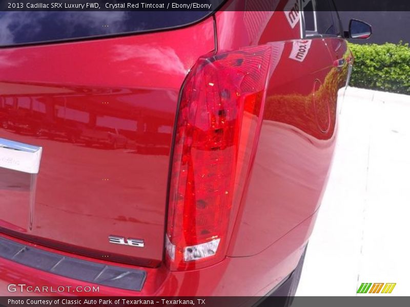 Crystal Red Tintcoat / Ebony/Ebony 2013 Cadillac SRX Luxury FWD