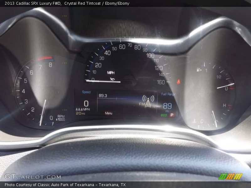 Crystal Red Tintcoat / Ebony/Ebony 2013 Cadillac SRX Luxury FWD