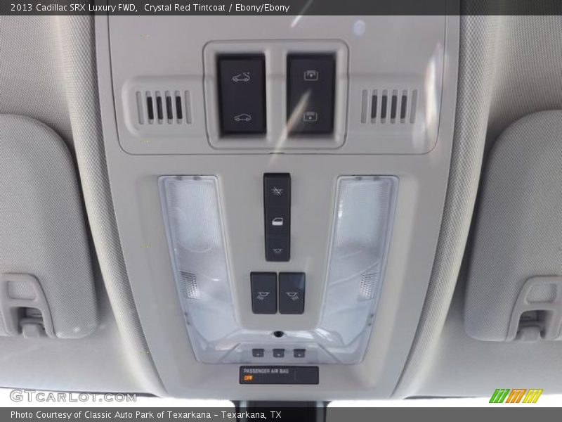 Crystal Red Tintcoat / Ebony/Ebony 2013 Cadillac SRX Luxury FWD