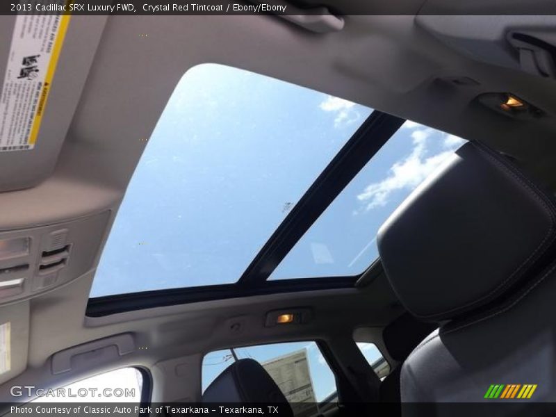 Crystal Red Tintcoat / Ebony/Ebony 2013 Cadillac SRX Luxury FWD
