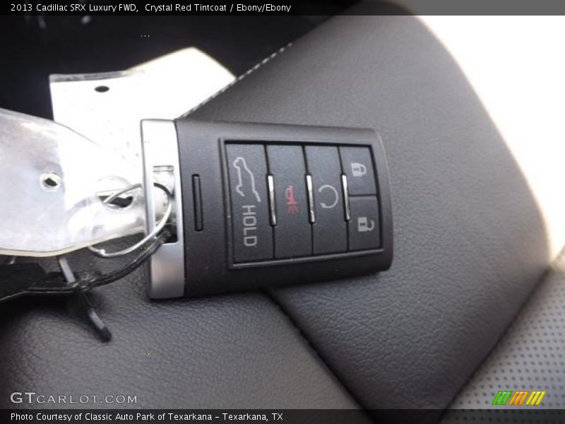 Crystal Red Tintcoat / Ebony/Ebony 2013 Cadillac SRX Luxury FWD