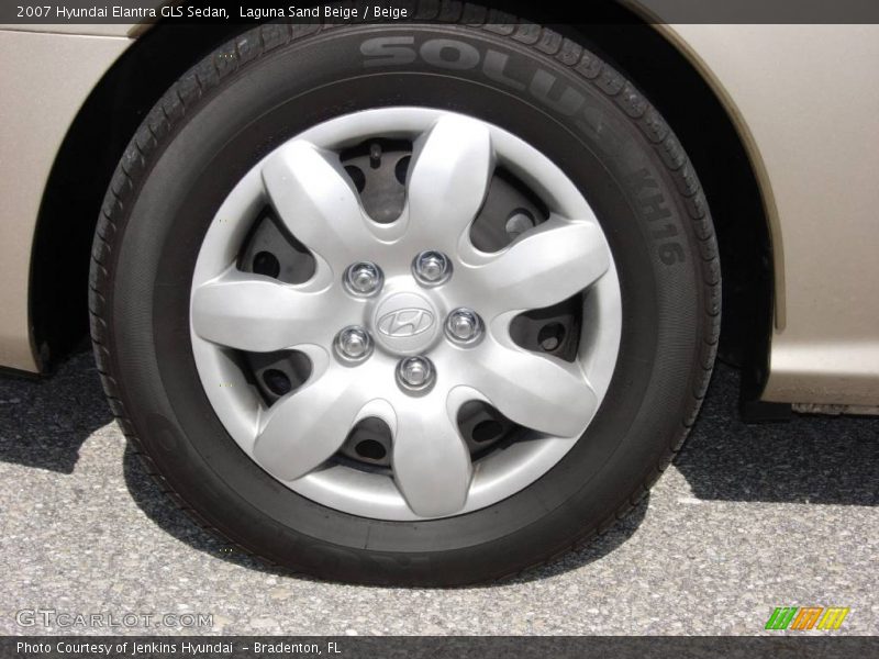 Laguna Sand Beige / Beige 2007 Hyundai Elantra GLS Sedan