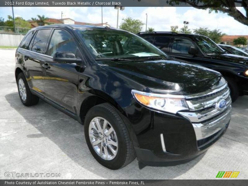 Tuxedo Black Metallic / Charcoal Black 2012 Ford Edge Limited