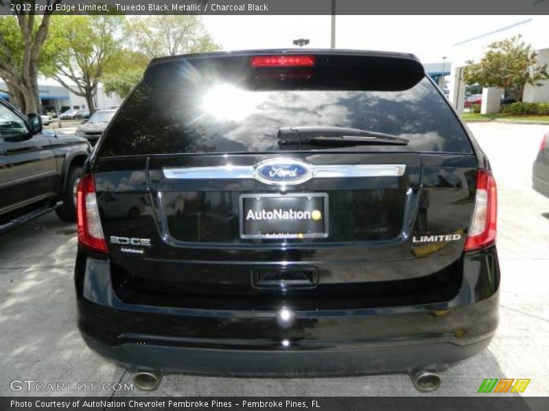 Tuxedo Black Metallic / Charcoal Black 2012 Ford Edge Limited