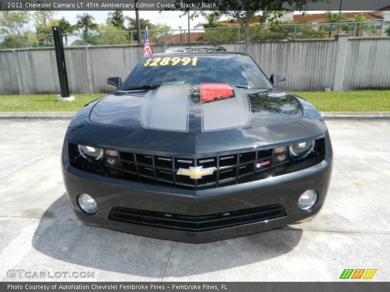Black / Black 2012 Chevrolet Camaro LT 45th Anniversary Edition Coupe