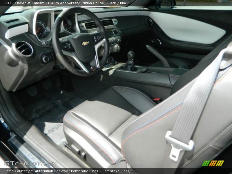 Black / Black 2012 Chevrolet Camaro LT 45th Anniversary Edition Coupe