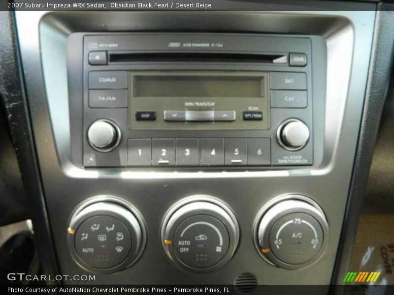 Controls of 2007 Impreza WRX Sedan