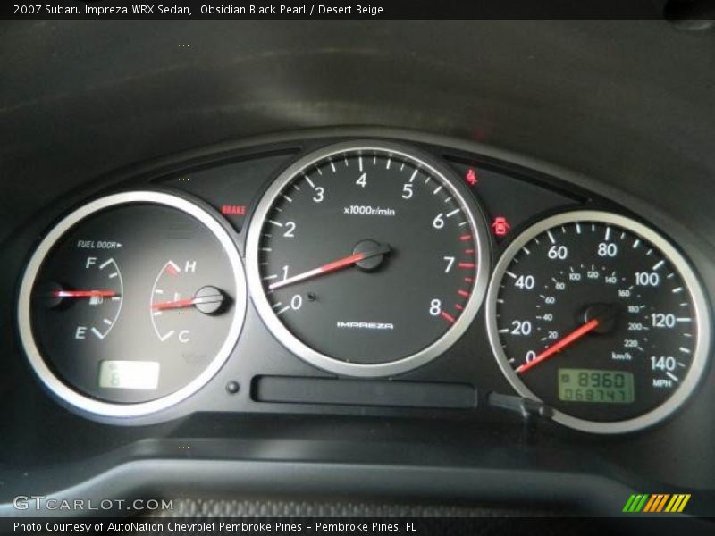  2007 Impreza WRX Sedan WRX Sedan Gauges
