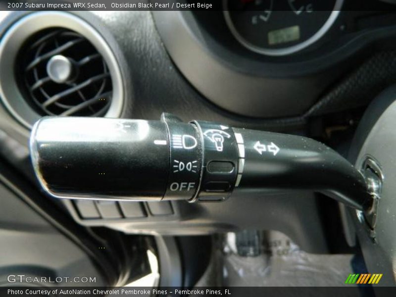 Controls of 2007 Impreza WRX Sedan