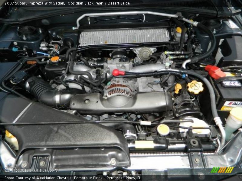  2007 Impreza WRX Sedan Engine - 2.5 Liter Turbocharged DOHC 16-Valve VVT Flat 4 Cylinder