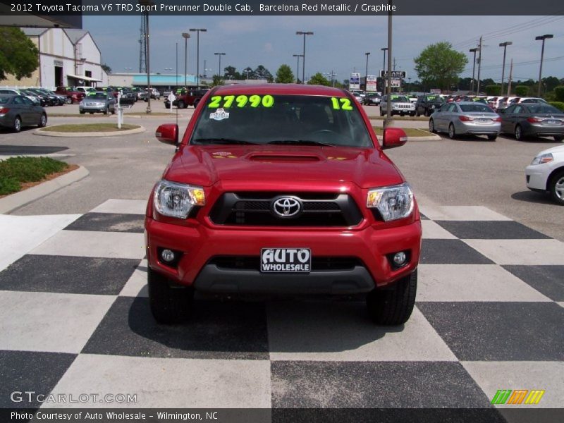 Barcelona Red Metallic / Graphite 2012 Toyota Tacoma V6 TRD Sport Prerunner Double Cab