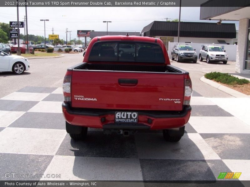 Barcelona Red Metallic / Graphite 2012 Toyota Tacoma V6 TRD Sport Prerunner Double Cab