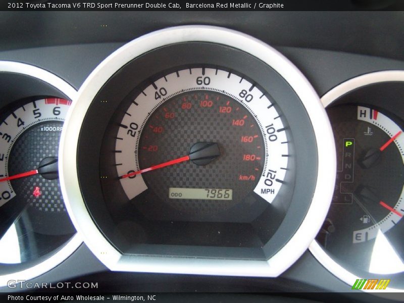 Barcelona Red Metallic / Graphite 2012 Toyota Tacoma V6 TRD Sport Prerunner Double Cab