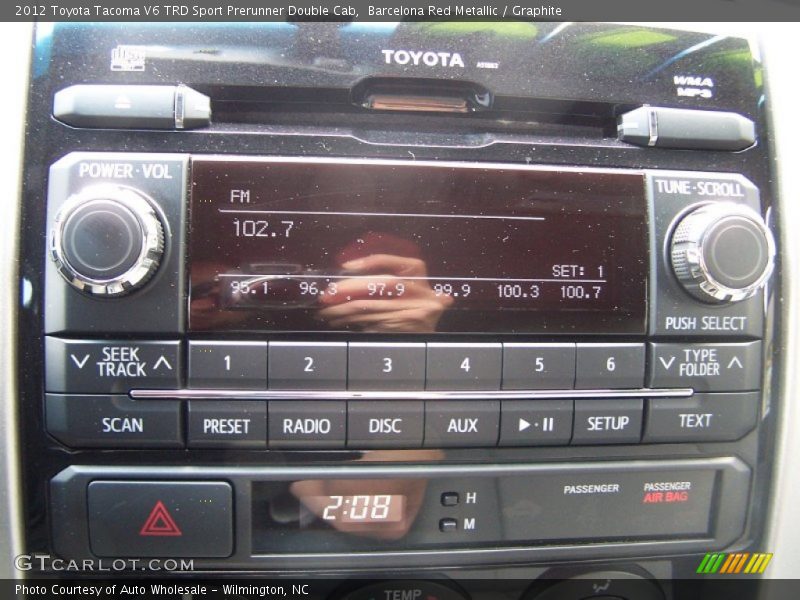 Barcelona Red Metallic / Graphite 2012 Toyota Tacoma V6 TRD Sport Prerunner Double Cab