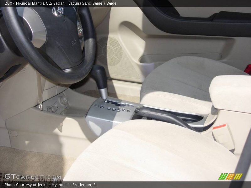 Laguna Sand Beige / Beige 2007 Hyundai Elantra GLS Sedan