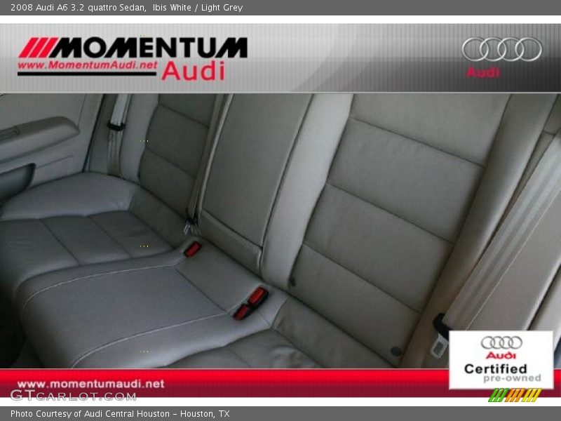 Ibis White / Light Grey 2008 Audi A6 3.2 quattro Sedan