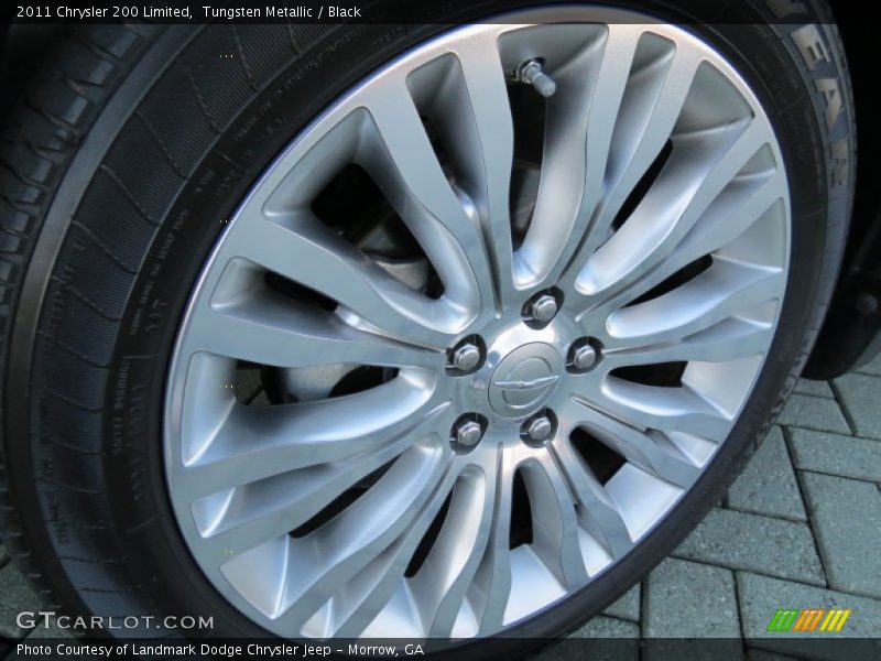 Tungsten Metallic / Black 2011 Chrysler 200 Limited