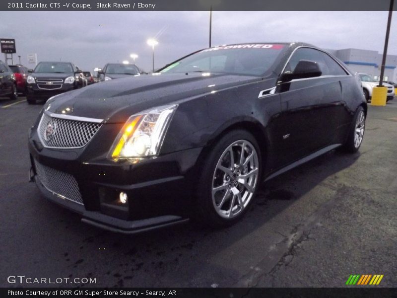 Black Raven / Ebony 2011 Cadillac CTS -V Coupe