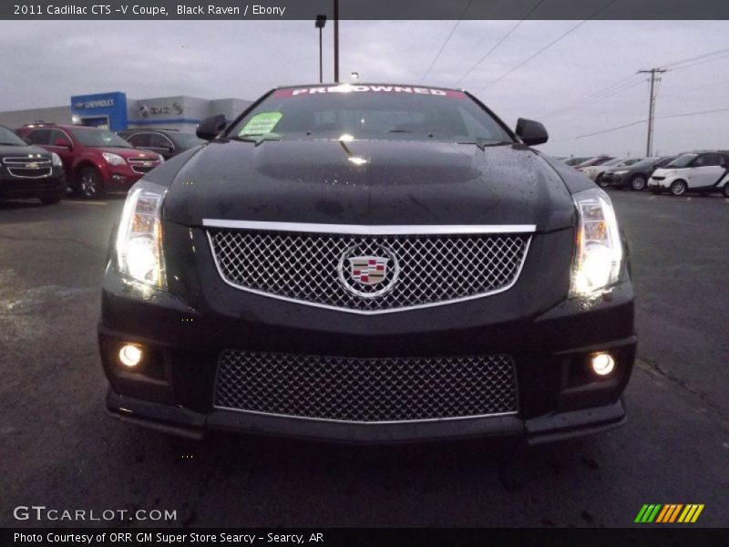 Black Raven / Ebony 2011 Cadillac CTS -V Coupe