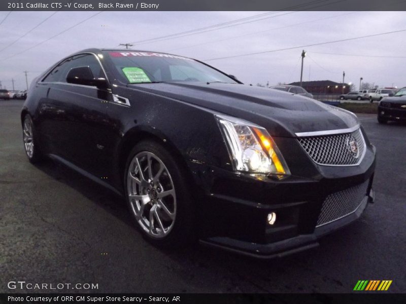 Black Raven / Ebony 2011 Cadillac CTS -V Coupe