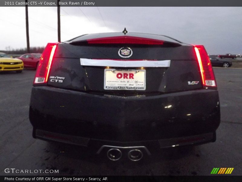Black Raven / Ebony 2011 Cadillac CTS -V Coupe