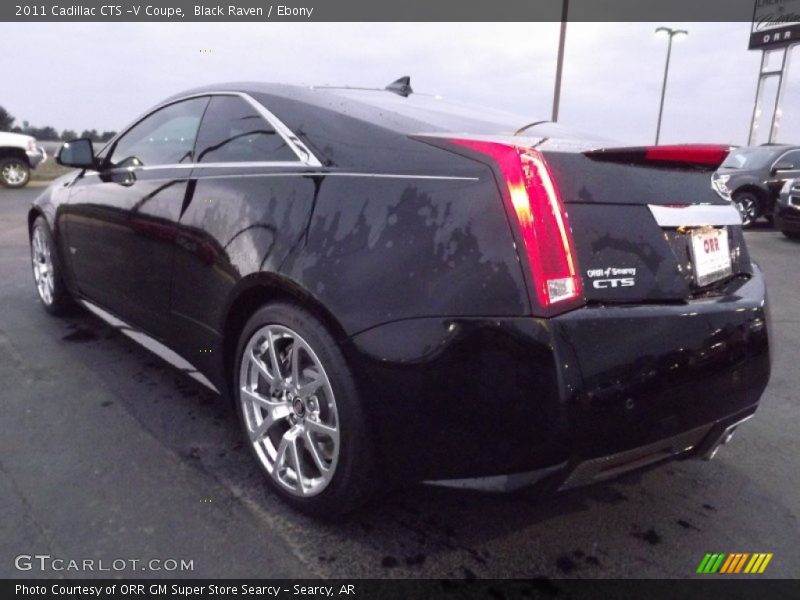 Black Raven / Ebony 2011 Cadillac CTS -V Coupe