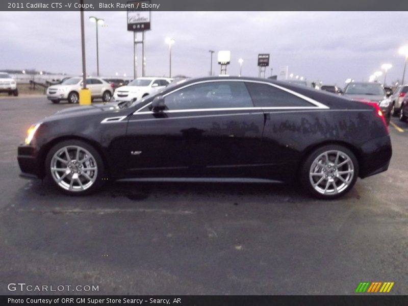 Black Raven / Ebony 2011 Cadillac CTS -V Coupe