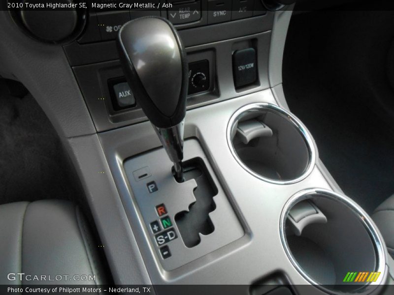 Magnetic Gray Metallic / Ash 2010 Toyota Highlander SE