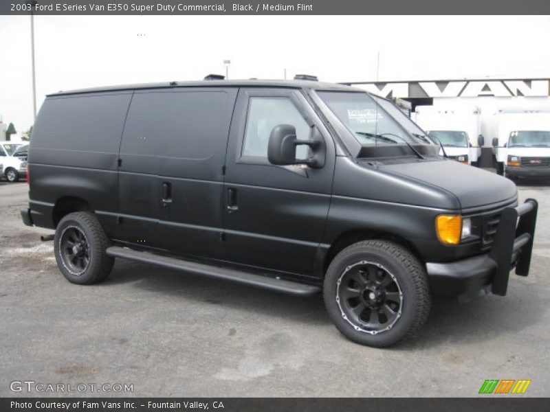 Black / Medium Flint 2003 Ford E Series Van E350 Super Duty Commercial