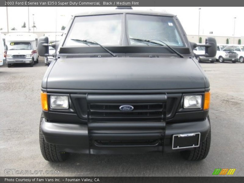 Black / Medium Flint 2003 Ford E Series Van E350 Super Duty Commercial