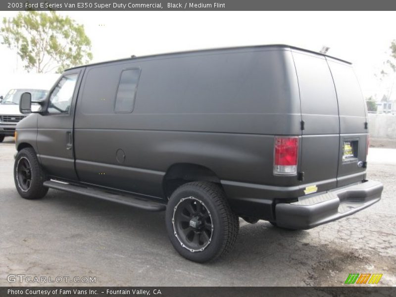Black / Medium Flint 2003 Ford E Series Van E350 Super Duty Commercial