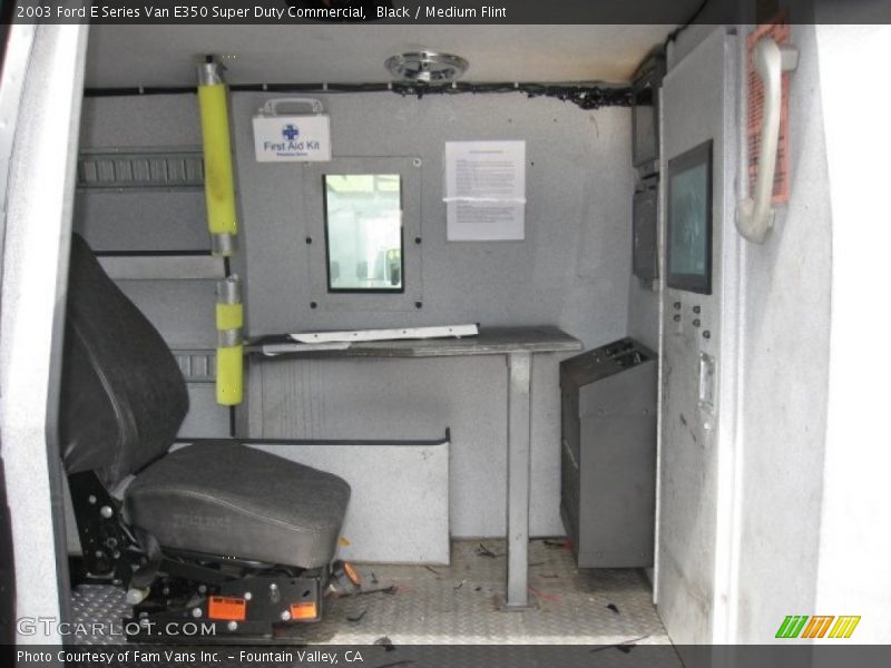 Black / Medium Flint 2003 Ford E Series Van E350 Super Duty Commercial