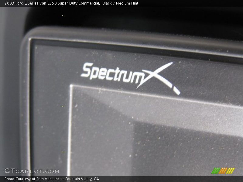 Black / Medium Flint 2003 Ford E Series Van E350 Super Duty Commercial
