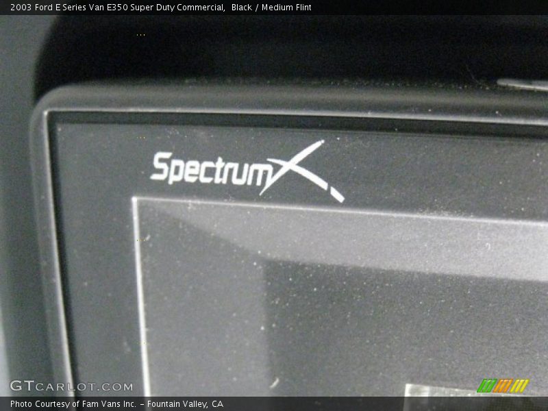 Black / Medium Flint 2003 Ford E Series Van E350 Super Duty Commercial