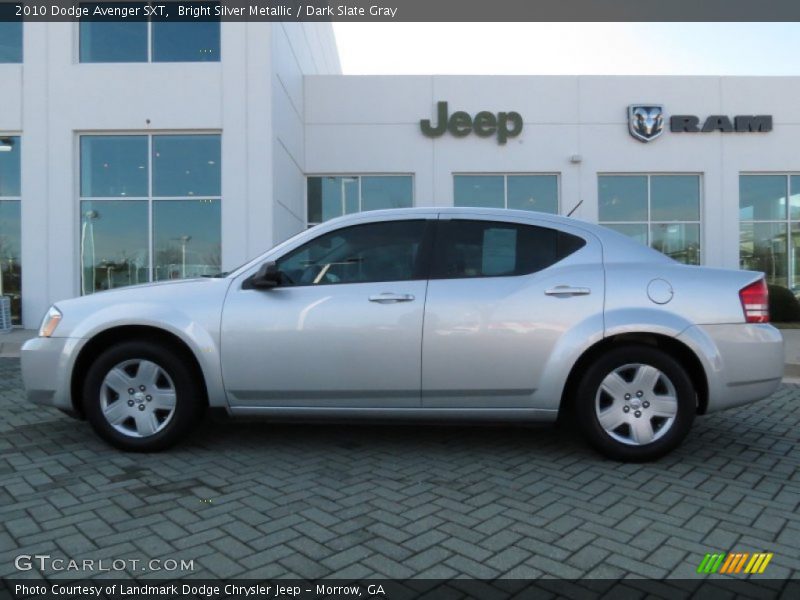 Bright Silver Metallic / Dark Slate Gray 2010 Dodge Avenger SXT