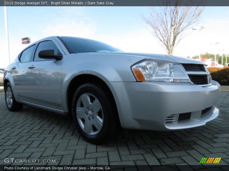 Bright Silver Metallic / Dark Slate Gray 2010 Dodge Avenger SXT