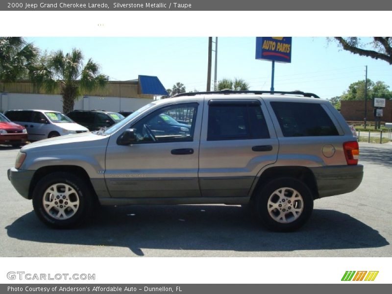Silverstone Metallic / Taupe 2000 Jeep Grand Cherokee Laredo