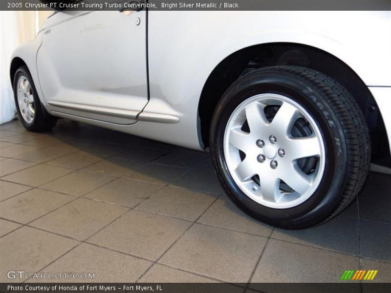 Bright Silver Metallic / Black 2005 Chrysler PT Cruiser Touring Turbo Convertible