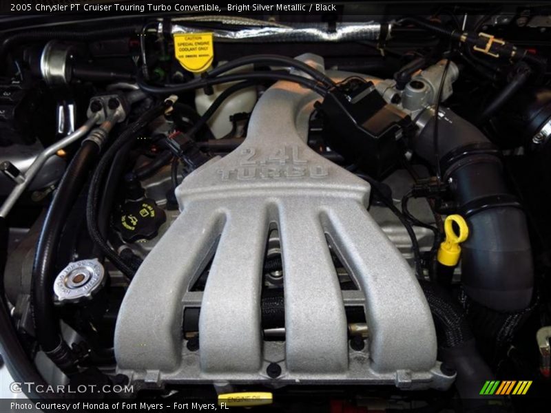 Bright Silver Metallic / Black 2005 Chrysler PT Cruiser Touring Turbo Convertible