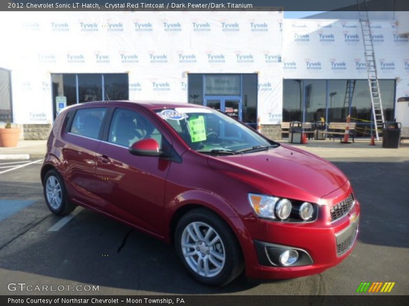 Crystal Red Tintcoat / Dark Pewter/Dark Titanium 2012 Chevrolet Sonic LT Hatch