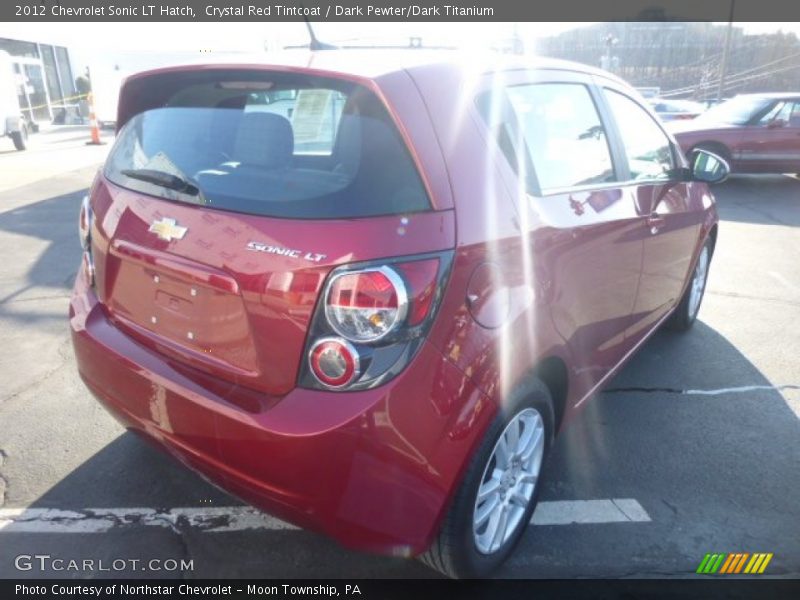 Crystal Red Tintcoat / Dark Pewter/Dark Titanium 2012 Chevrolet Sonic LT Hatch
