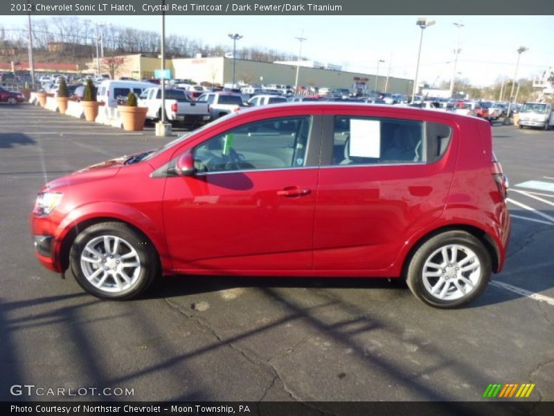 Crystal Red Tintcoat / Dark Pewter/Dark Titanium 2012 Chevrolet Sonic LT Hatch