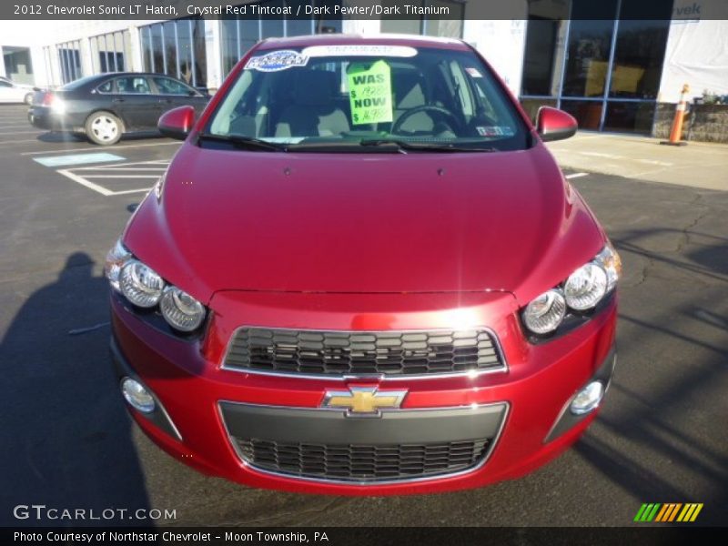 Crystal Red Tintcoat / Dark Pewter/Dark Titanium 2012 Chevrolet Sonic LT Hatch
