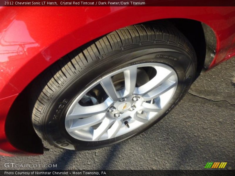 Crystal Red Tintcoat / Dark Pewter/Dark Titanium 2012 Chevrolet Sonic LT Hatch
