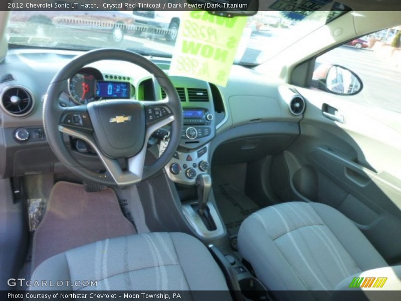 Crystal Red Tintcoat / Dark Pewter/Dark Titanium 2012 Chevrolet Sonic LT Hatch
