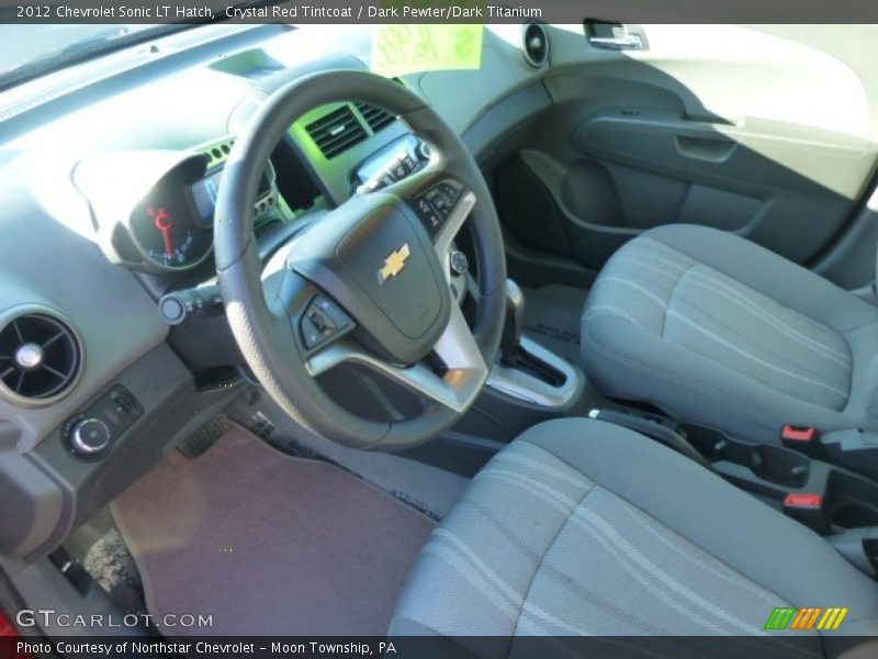 Crystal Red Tintcoat / Dark Pewter/Dark Titanium 2012 Chevrolet Sonic LT Hatch