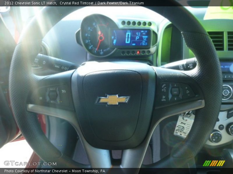 Crystal Red Tintcoat / Dark Pewter/Dark Titanium 2012 Chevrolet Sonic LT Hatch