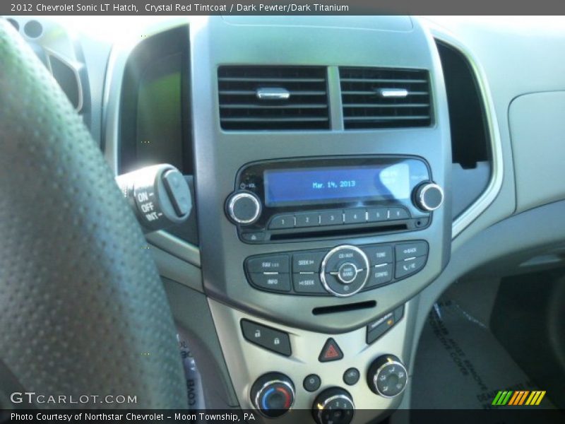 Crystal Red Tintcoat / Dark Pewter/Dark Titanium 2012 Chevrolet Sonic LT Hatch