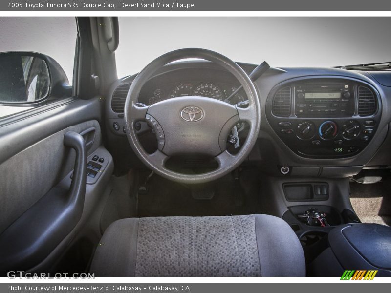 Desert Sand Mica / Taupe 2005 Toyota Tundra SR5 Double Cab