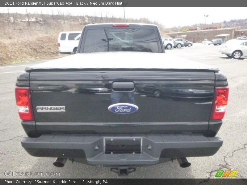 Black / Medium Dark Flint 2011 Ford Ranger XLT SuperCab 4x4